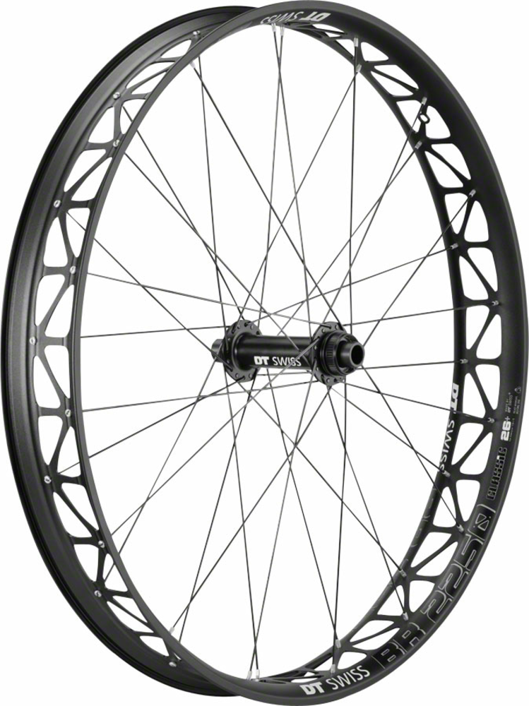 DT Swiss Big Ride Front Wheel Color | Front Axle | Rotor Type | Size: Black | 15mm Thru x 150mm | Centerlock | 26-inch