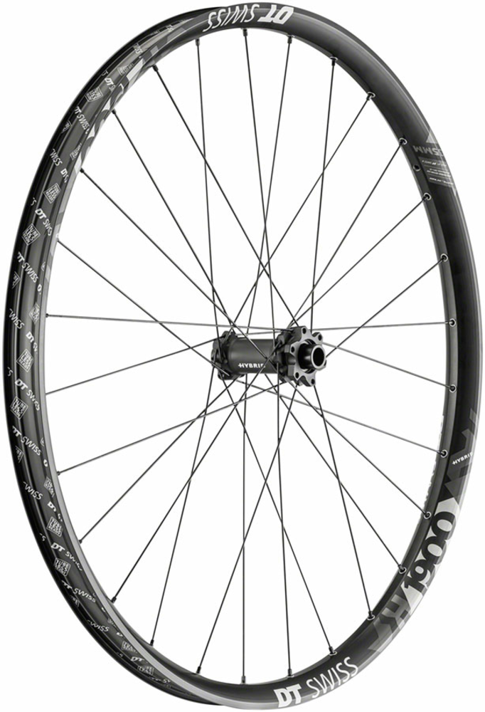 DT Swiss H 1900 Spline 35 Front Wheel Color | Front Axle | Rotor Type | Size: Black | 15mm Thru x 110mm | 6-Bolt | 27.5-inch