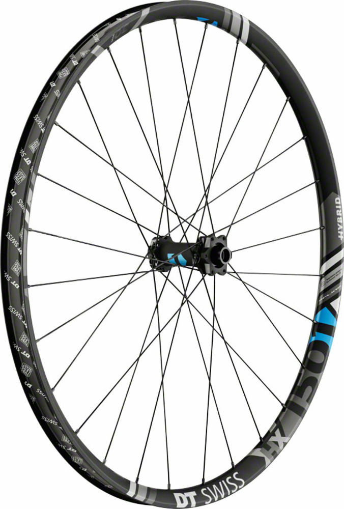 DT Swiss HX 1501 Spline One Front Wheel Color | Front Axle | Rotor Type | Size: Black | 15mm Thru x 110mm | 6-Bolt | 27.5-inch