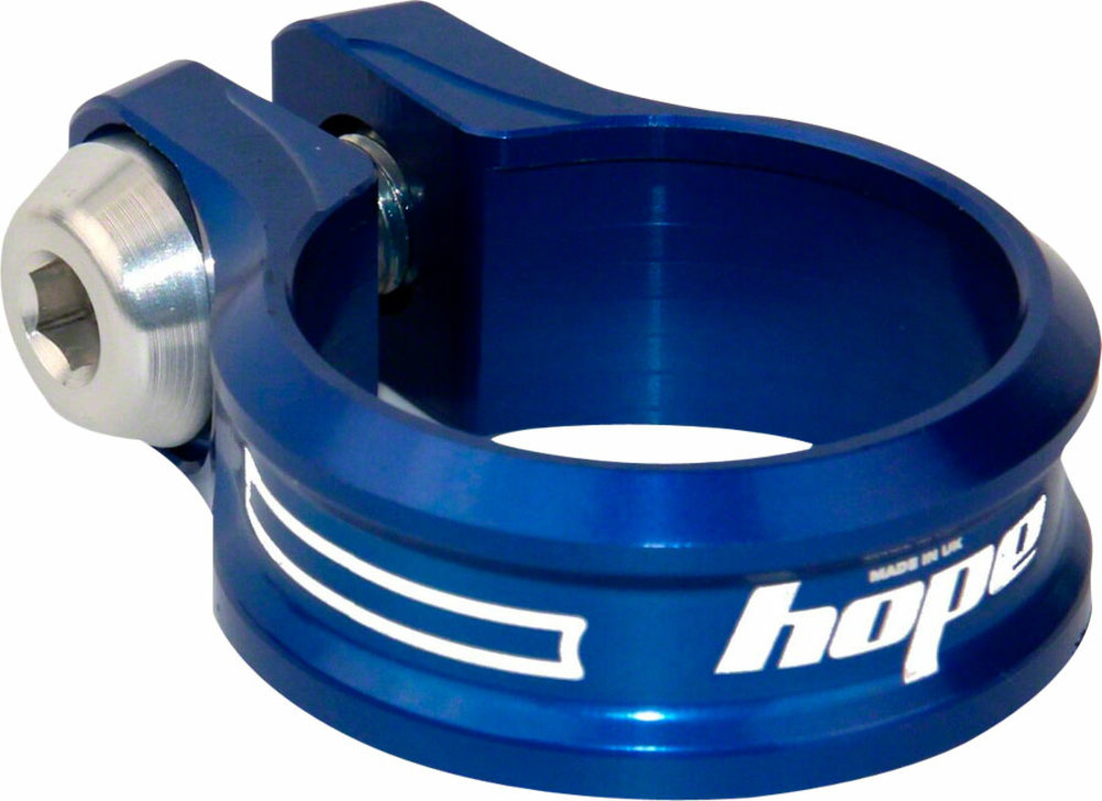 Hope Seat Clamp - Bolt, 31.8mm, Blue