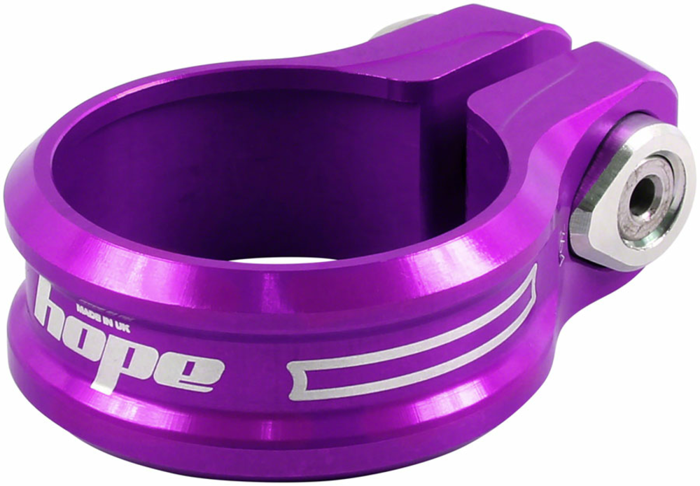 Hope Hope Seat Seatpost Clamp - 31.8mm, Purple