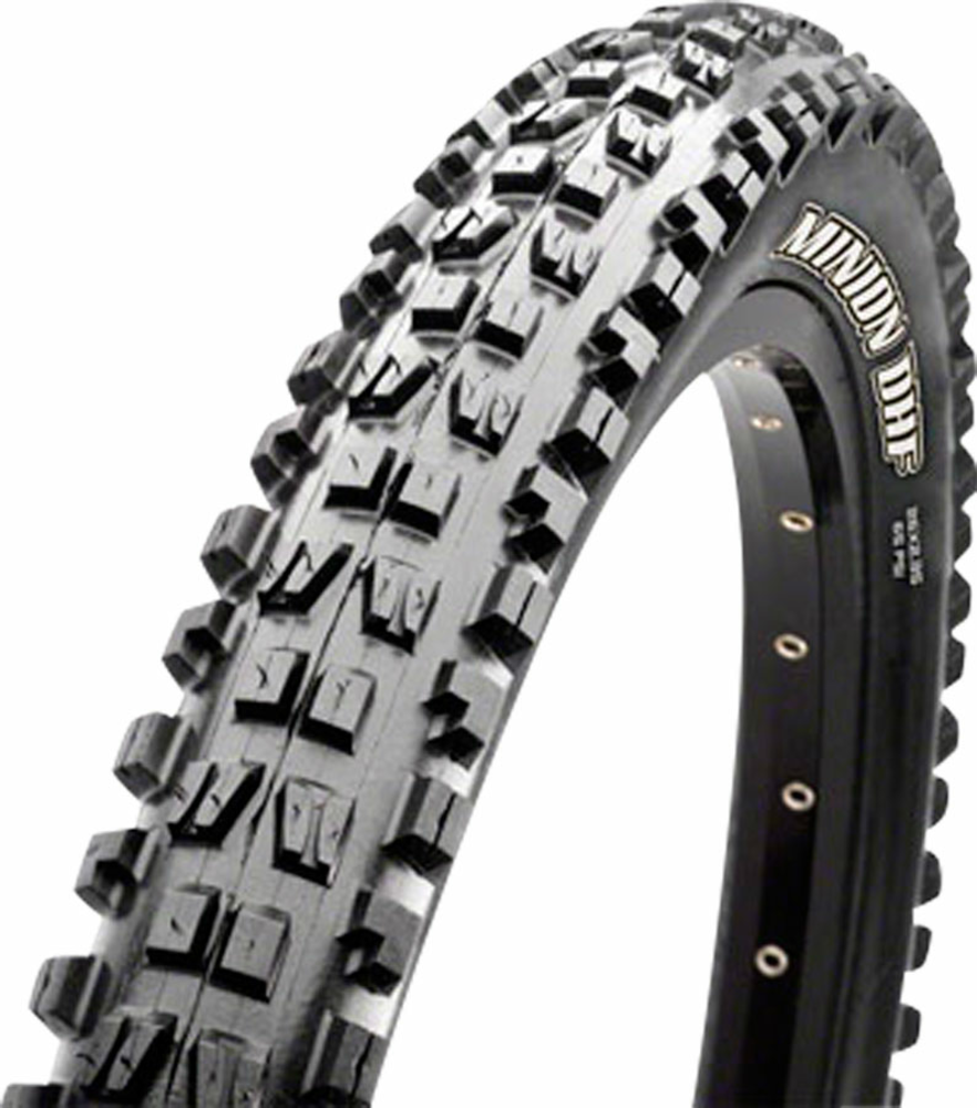 Maxxis Minion DHF Tire Bead | Casing | Color | Compatibility | Model | Size: Folding | 60 TPI | Black | Tubeless | Dual, EXO | 26 x 2.35