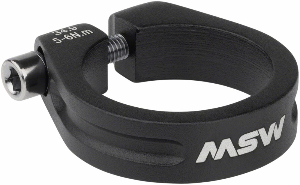 MSW MSW Seatpost Clamp - 34.9mm, Black