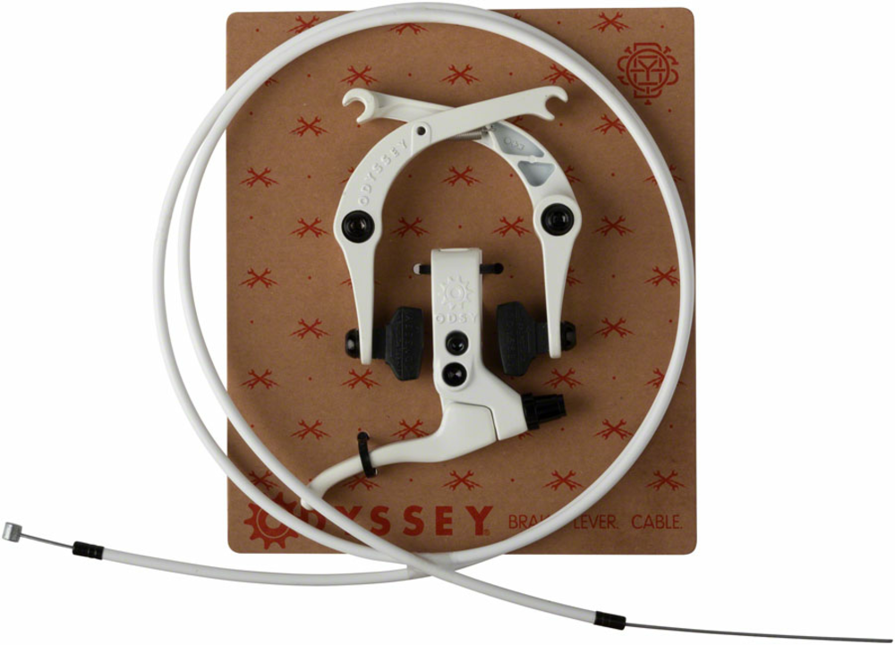 Odyssey Springfield U-Brake – Leichte Einfeder-Bremse Fürs Hinterrad, Inkl. GhostPads, Schwarz