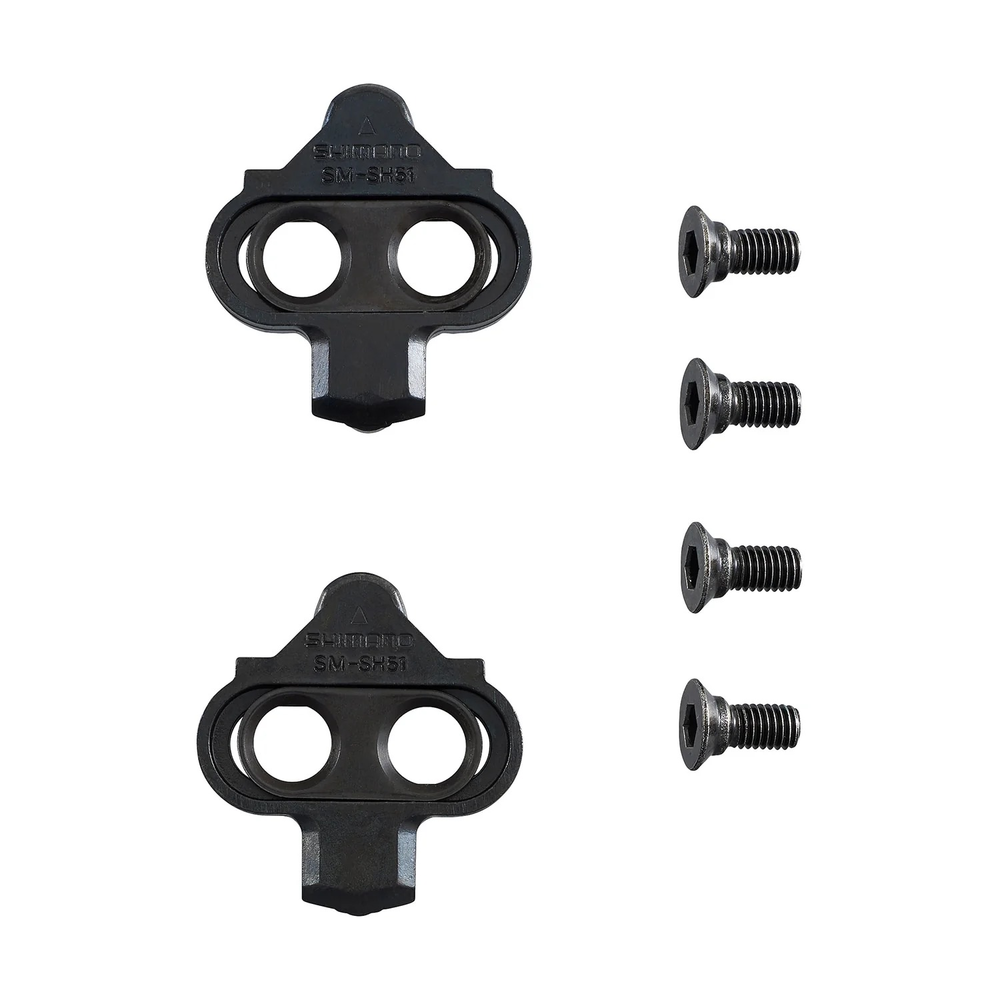 Shimano SM-SH51 SPD Cleat w/o Cleat Nut Cleat Compatibility | Color: SPD | Black