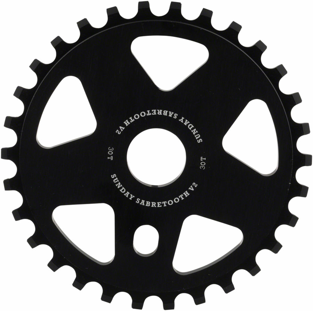 Sunday Sunday Sabretooth V2 Sprocket - 30t, Black