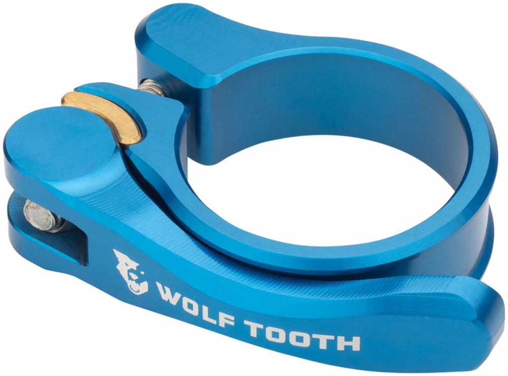 Wolf Tooth Wolf Tooth Components Quick Release Seatpost Clamp - 36.4mm, Blue