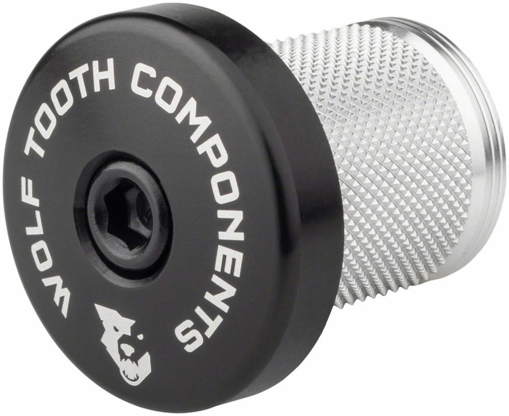 Wolf Tooth Wolf Tooth Compression Plug with Integrated Spacer Stem Cap, Black