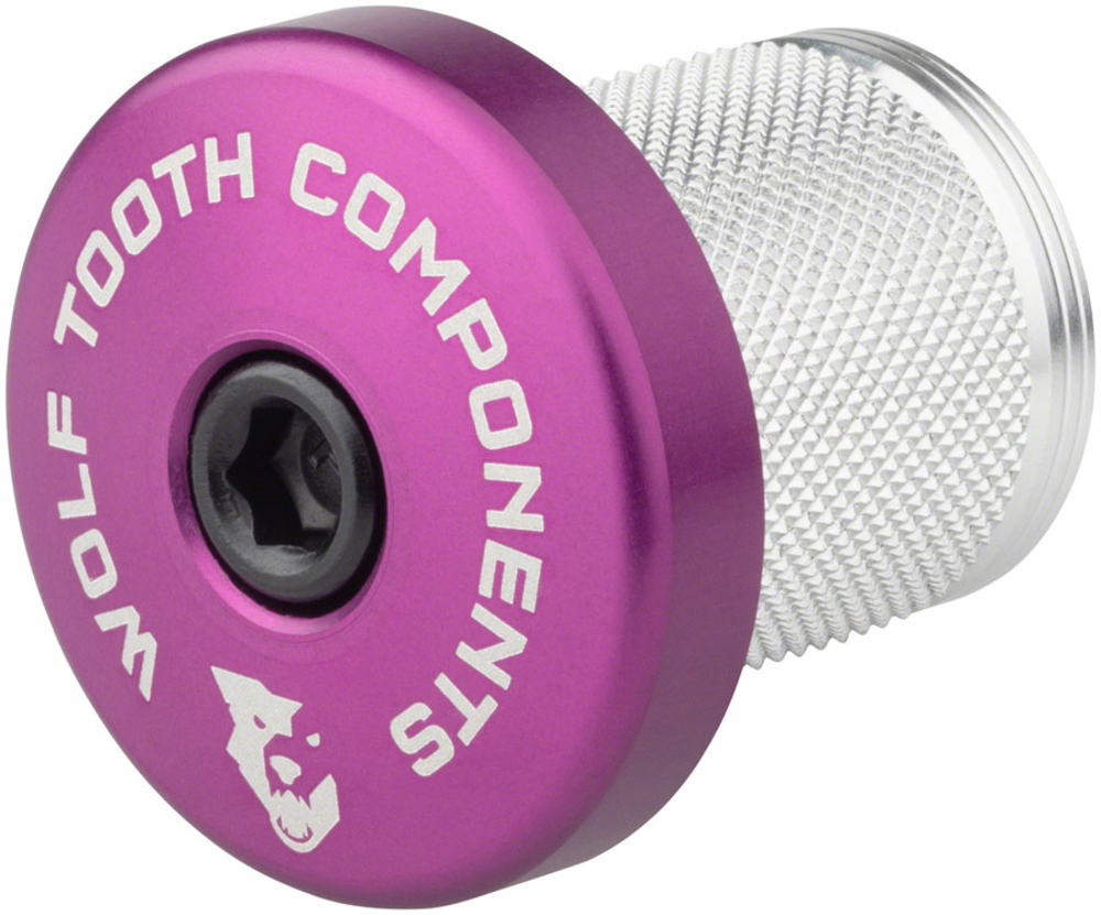 Wolf Tooth Wolf Tooth Compression Plug with Integrated Spacer Stem Cap, Purple