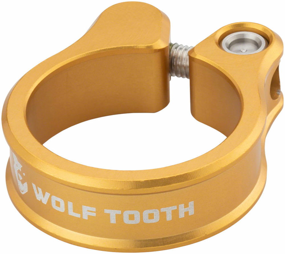 Wolf Tooth Wolf Tooth Seatpost Clamp 31.8mm Gold Wolf Tooth Wolf Tooth Seatpost Clamp 31.8mm Gold