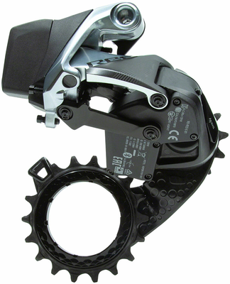absoluteBLACK absoluteBLACK HOLLOWcage Oversized Derailleur Pulley Cage - For SRAM AXS, Full Ceramic Bearings, Carbon Cage, Black