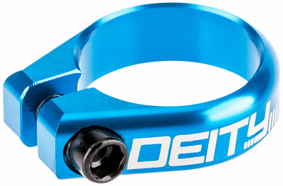 Deity Components DEITY Circuit Seatpost Clamp - 34.9mm, Blue