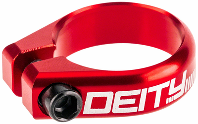 Deity Components DEITY Circuit Seatpost Clamp - 34.9mm, Red