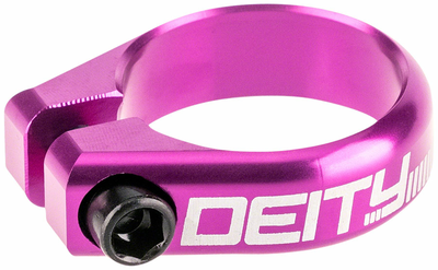 Deity Components DEITY Circuit Seatpost Clamp - 36.4mm, Purple