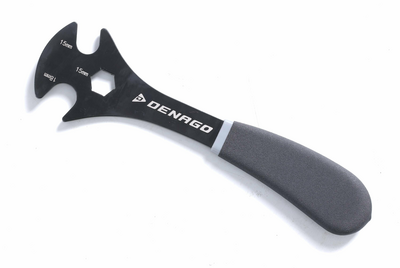 Denago Denago Pedal and Axle Nut Wrench 15/18mm for City and Commute