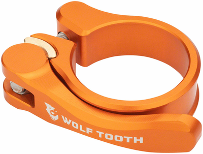 Wolf Tooth Wolf Tooth Components Quick Release Seatpost Clamp - 28.6mm, Orange