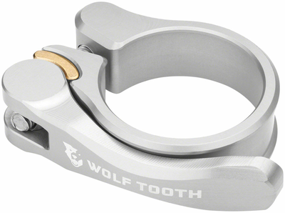 Wolf Tooth Wolf Tooth Components Quick Release Seatpost Clamp - 28.6mm, Silver