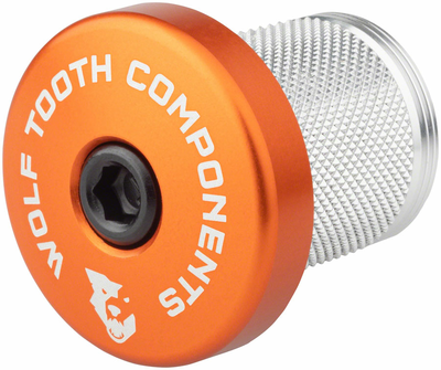 Wolf Tooth Wolf Tooth Compression Plug with Integrated Spacer Stem Cap, Orange