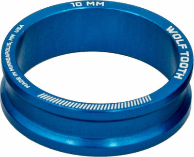 Wolf Tooth Wolf Tooth Headset Spacer 5 Pack, 10mm, Blue
