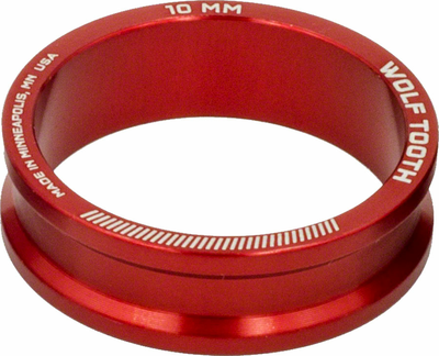 Wolf Tooth Wolf Tooth Headset Spacer 5 Pack, 10mm, Red