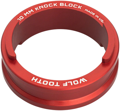 Wolf Tooth Wolf Tooth Headset Spacer Knock Block - 10mm, Red