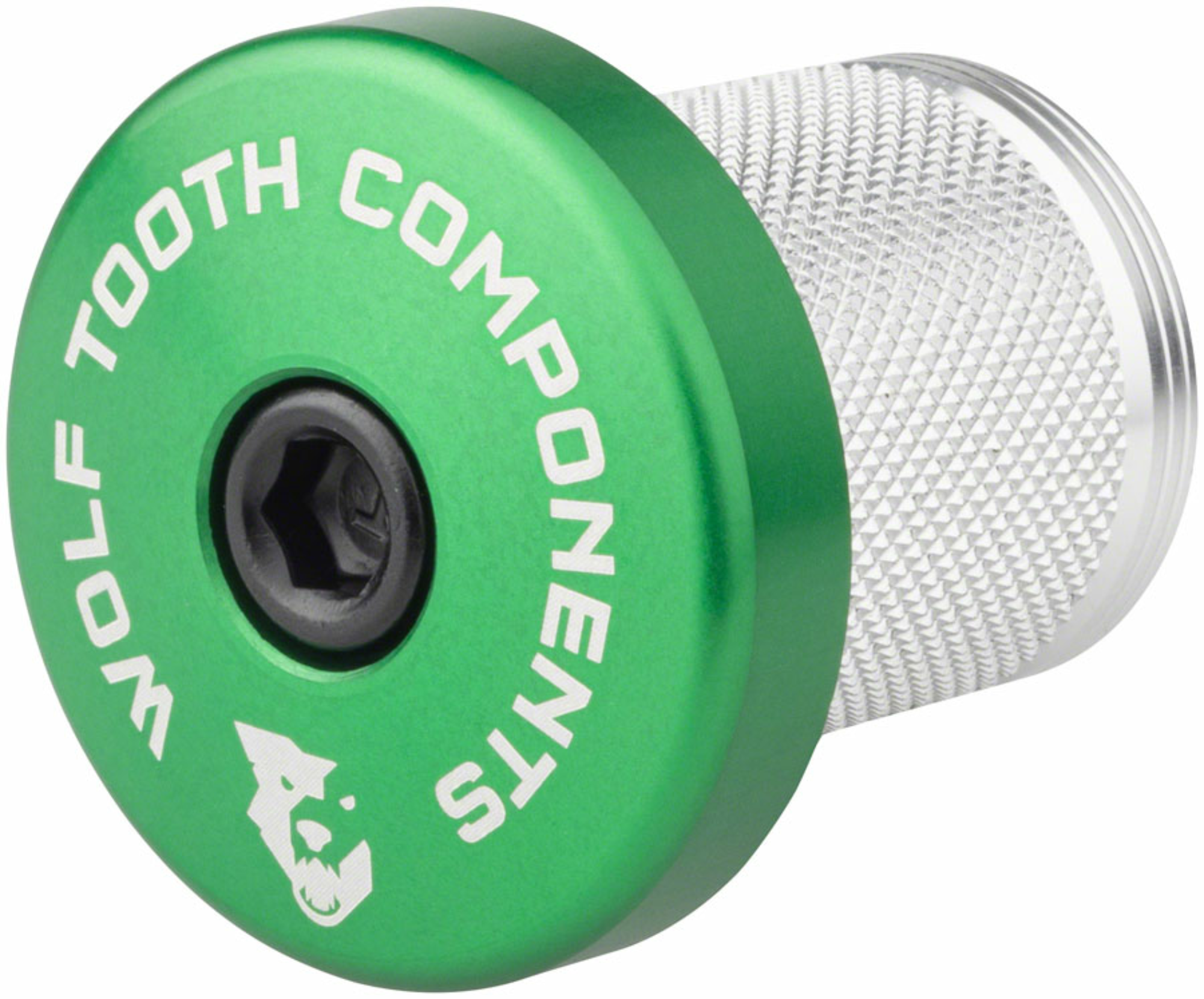 Fritagelse krøllet Virkelig Wolf Tooth Wolf Tooth Compression Plug with Integrated Spacer Stem Cap,  Green - Aloha Mountain Cyclery | Carbondale, CO